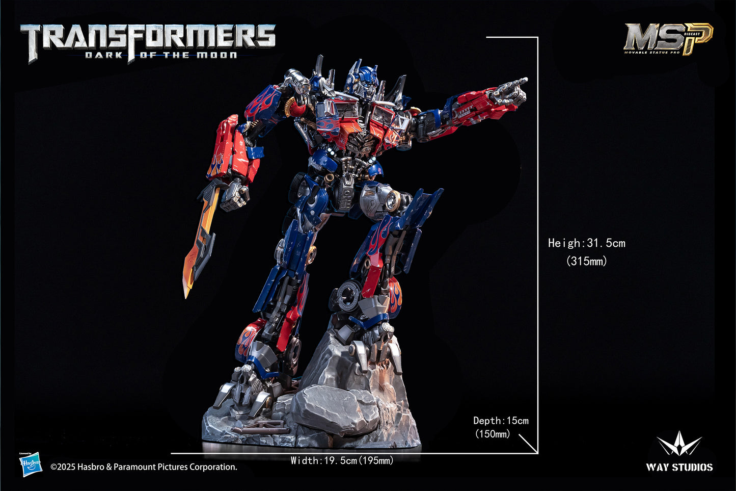 "Transformers: Dark of the Moon" MSP Series Optimus Prime