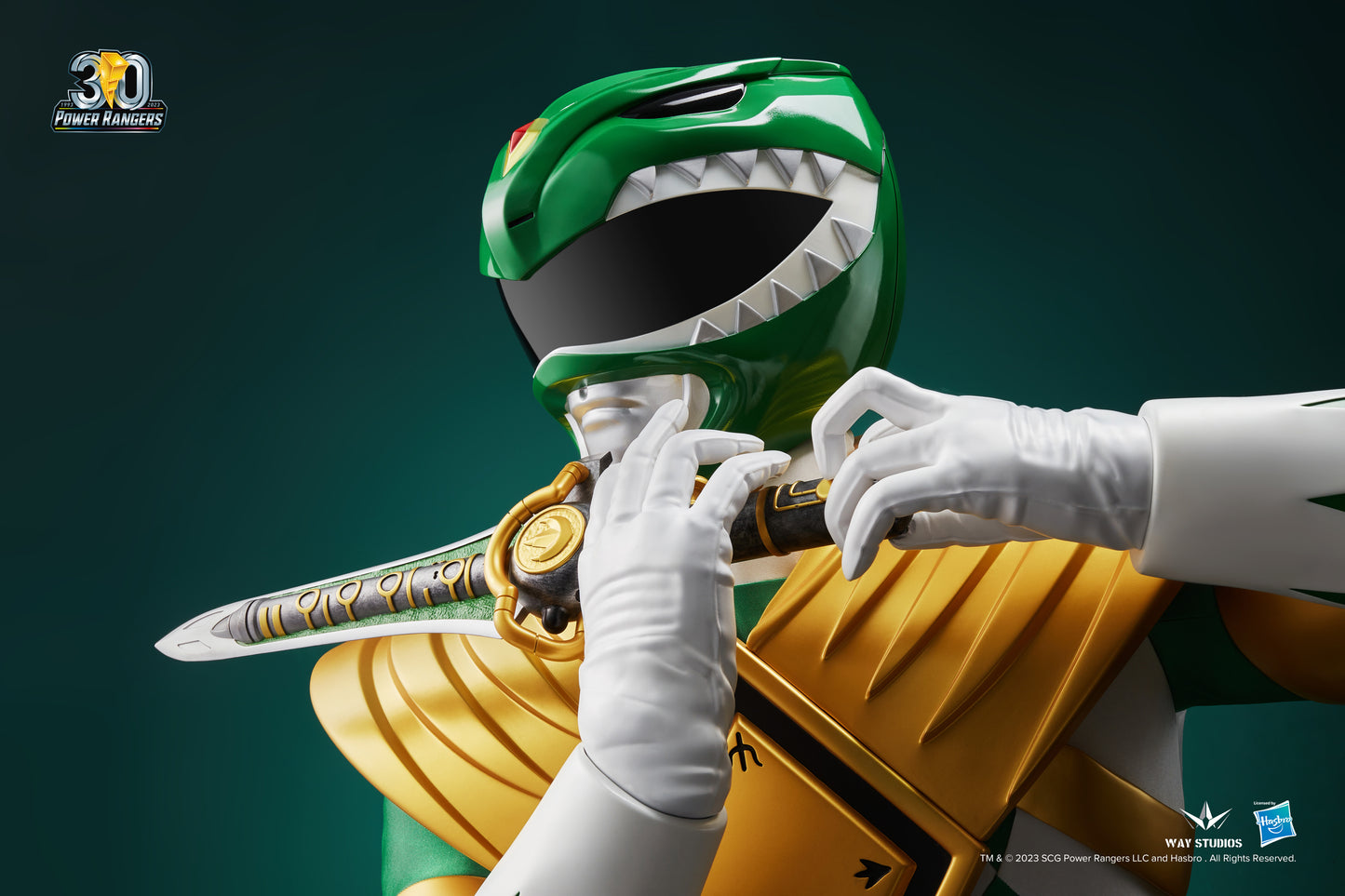 POWER RANGERS SERIES GREEN RANGER LIFE SIZE BUST