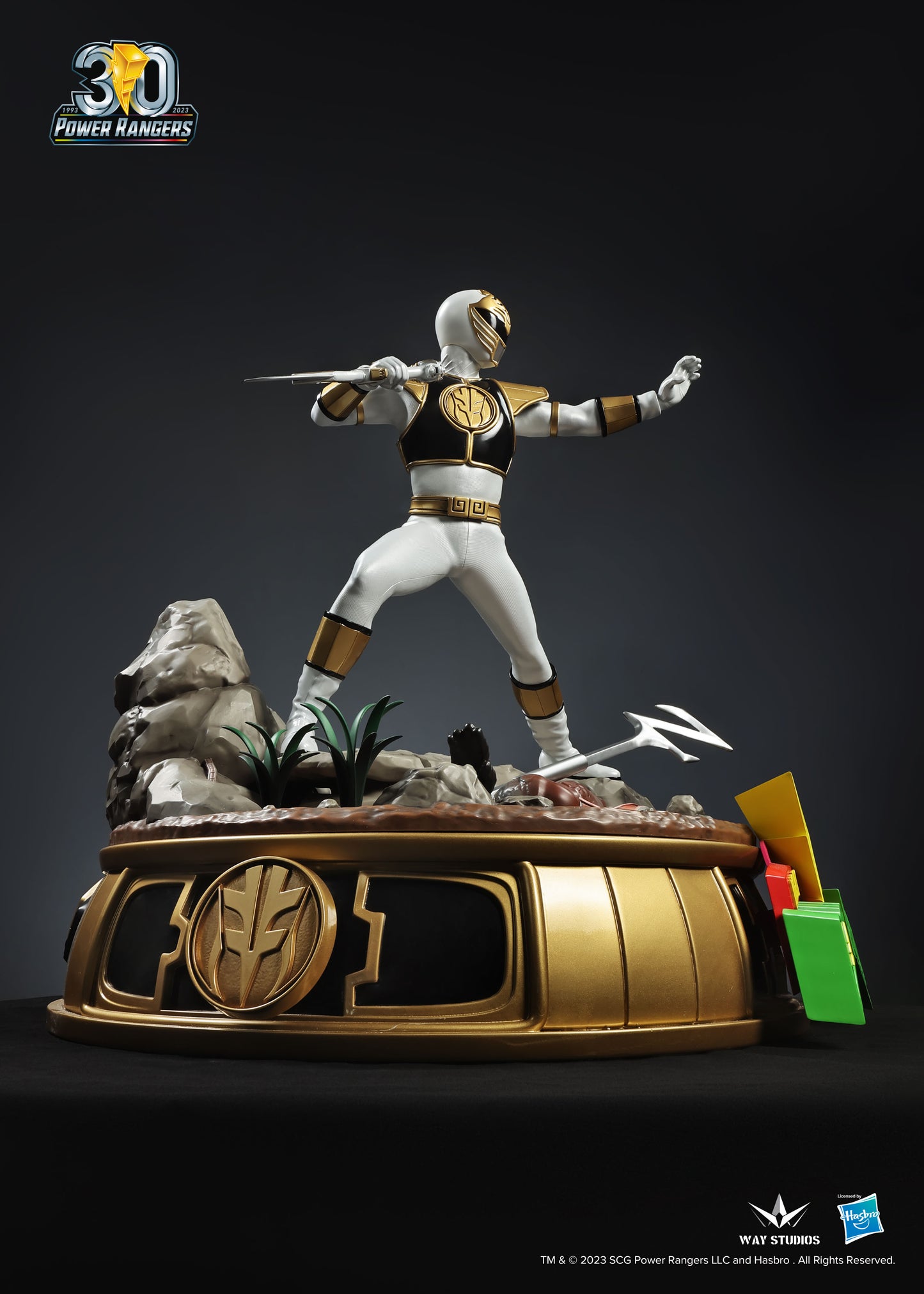 POWER RANGERS SERIES WHITE RANGER 1/4 FULL-BODY STATUE