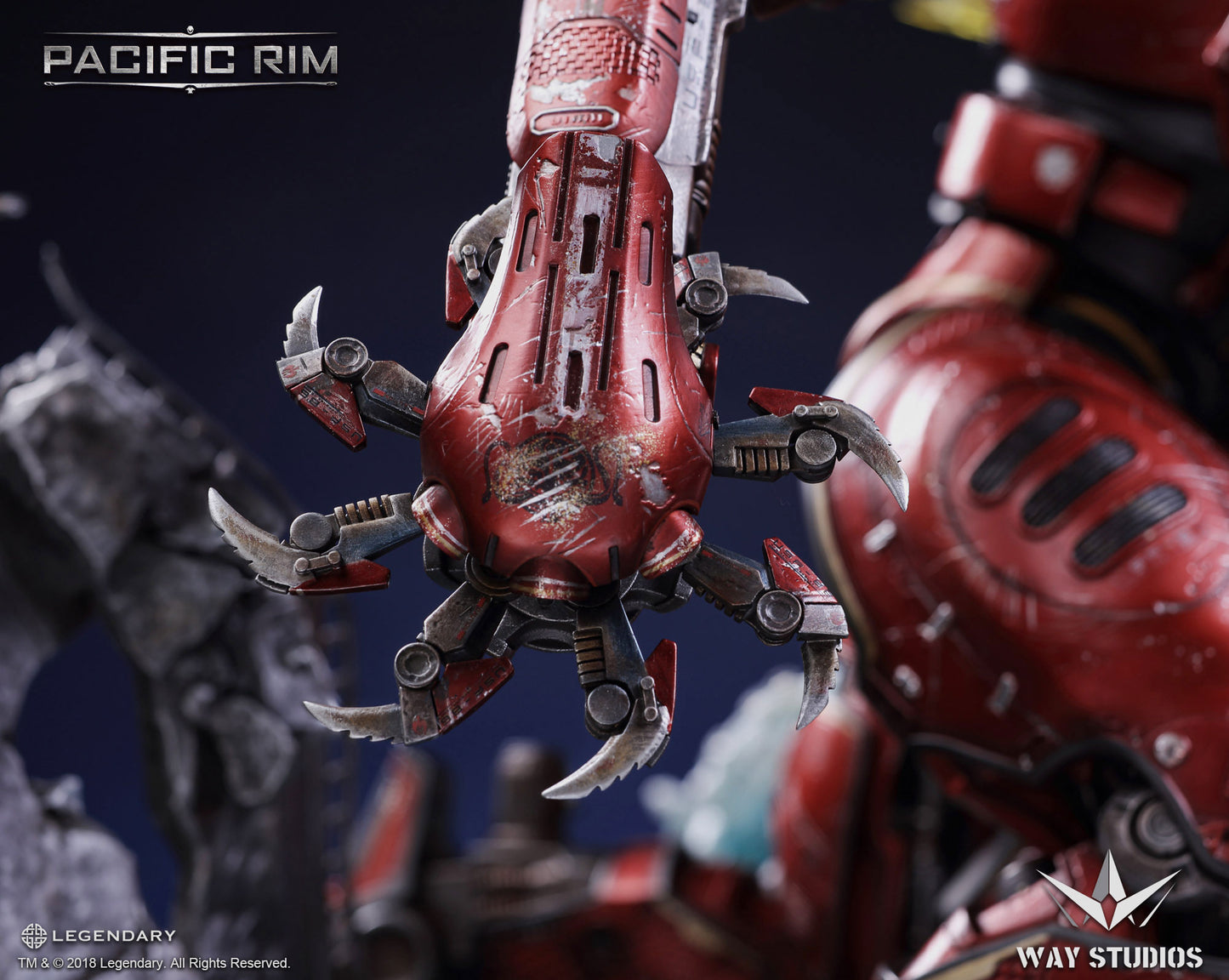 PACIFIC RIM CRIMSON TYPHOON STATUE EXCLUSIVE VERSION
