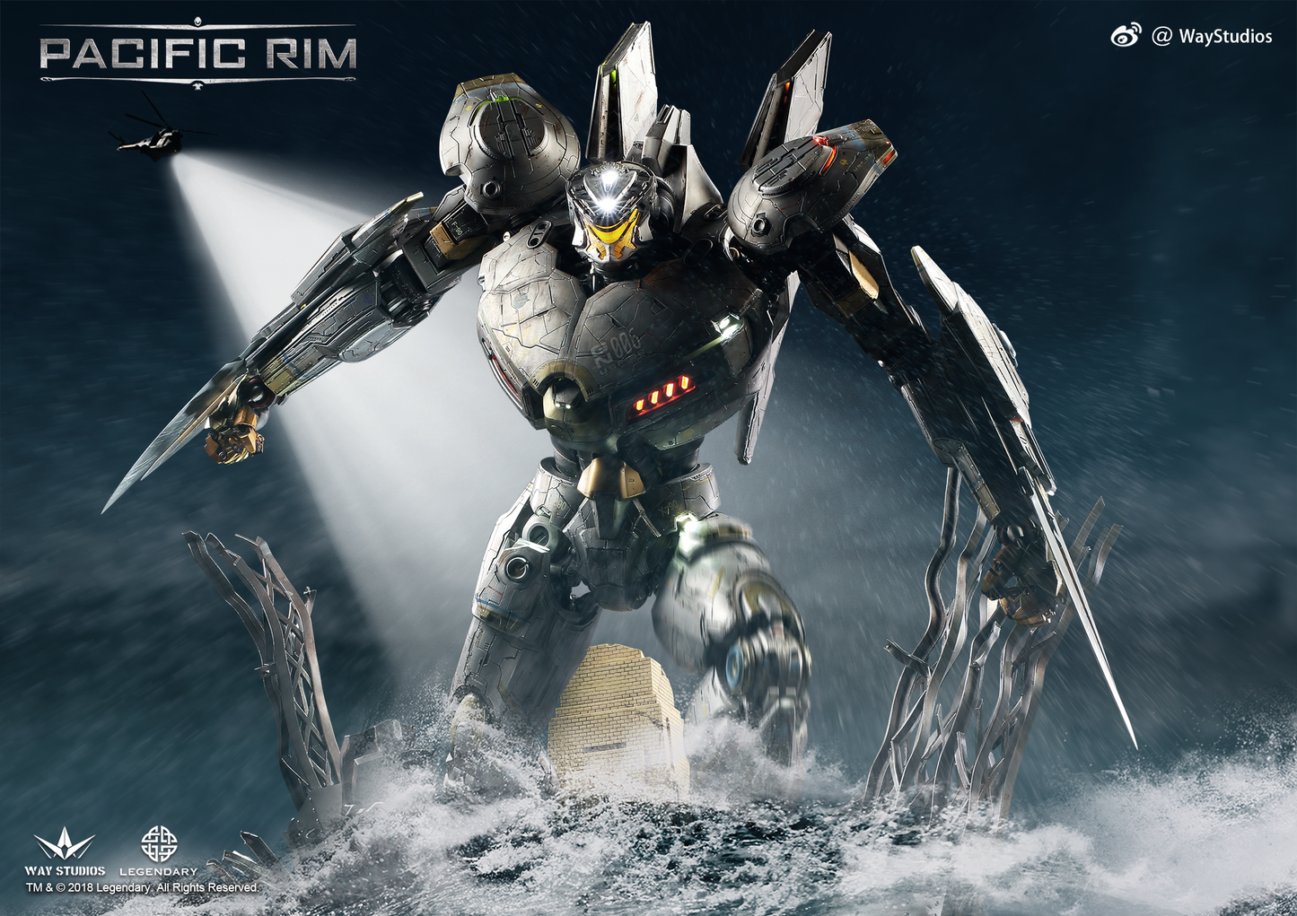 PACIFIC RIM - STRIKER EUREKA STATUE EX PRO VERSION