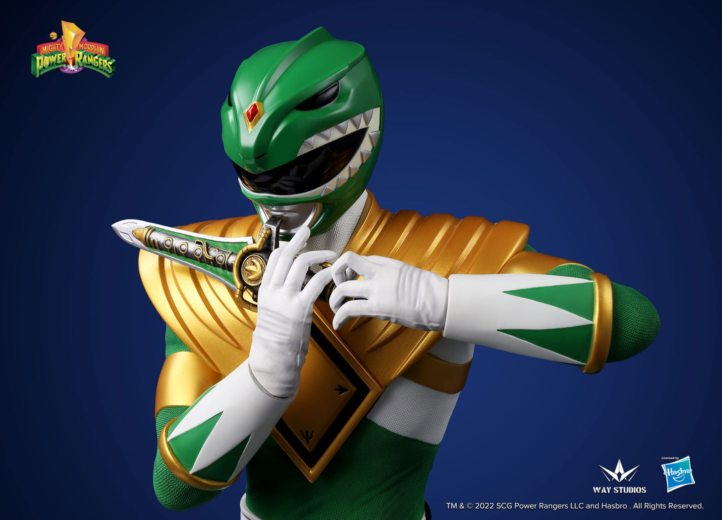 POWER RANGERS GREEN RANGER 1/4 SCALE STATUE