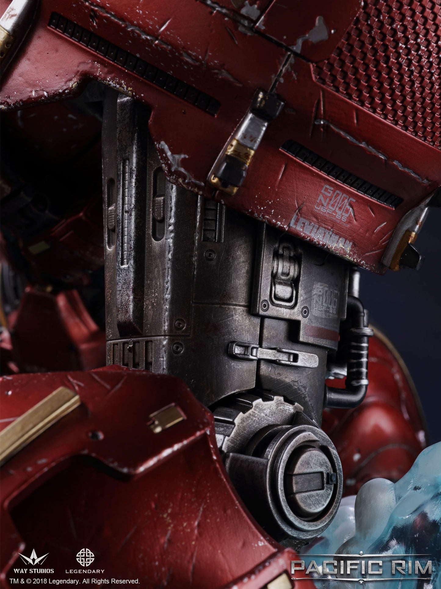 PACIFIC RIM CRIMSON TYPHOON STATUE EXCLUSIVE VERSION
