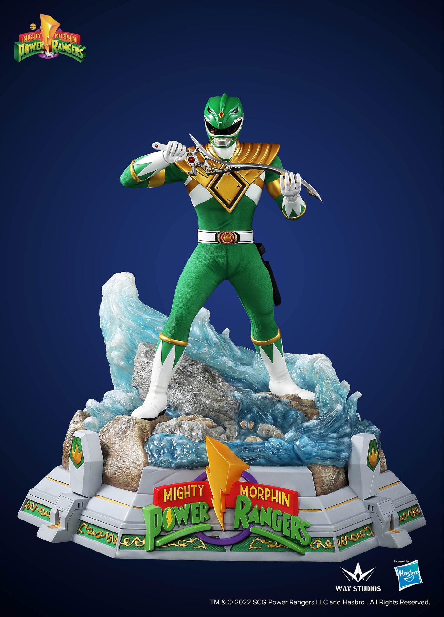 POWER RANGERS GREEN RANGER 1/4 SCALE STATUE