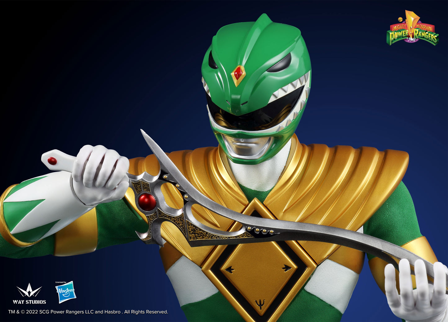 POWER RANGERS GREEN RANGER 1/4 SCALE STATUE