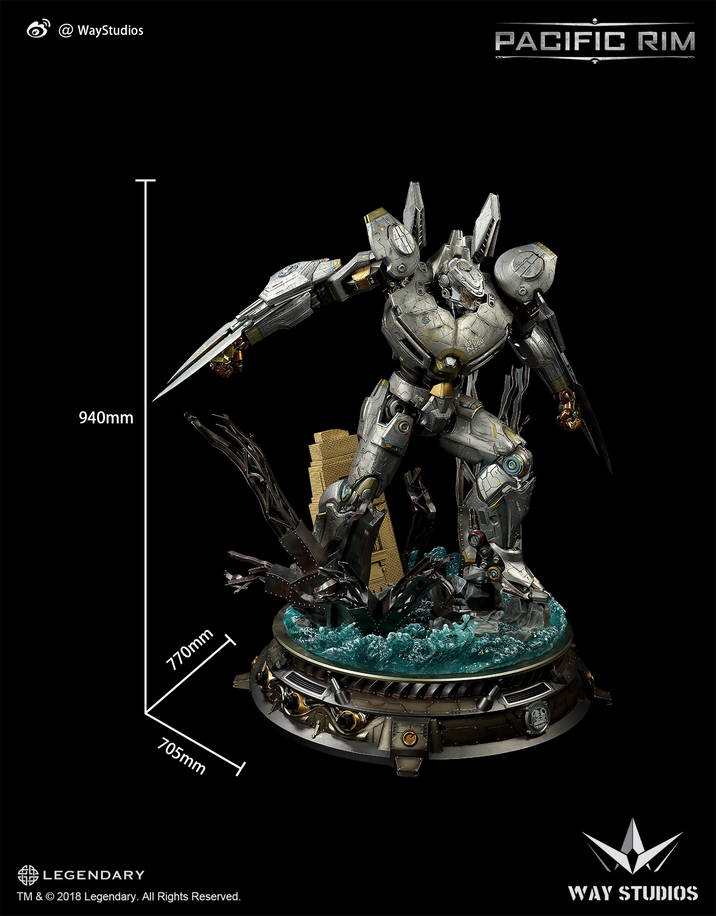 PACIFIC RIM - STRIKER EUREKA STATUE EX PRO VERSION
