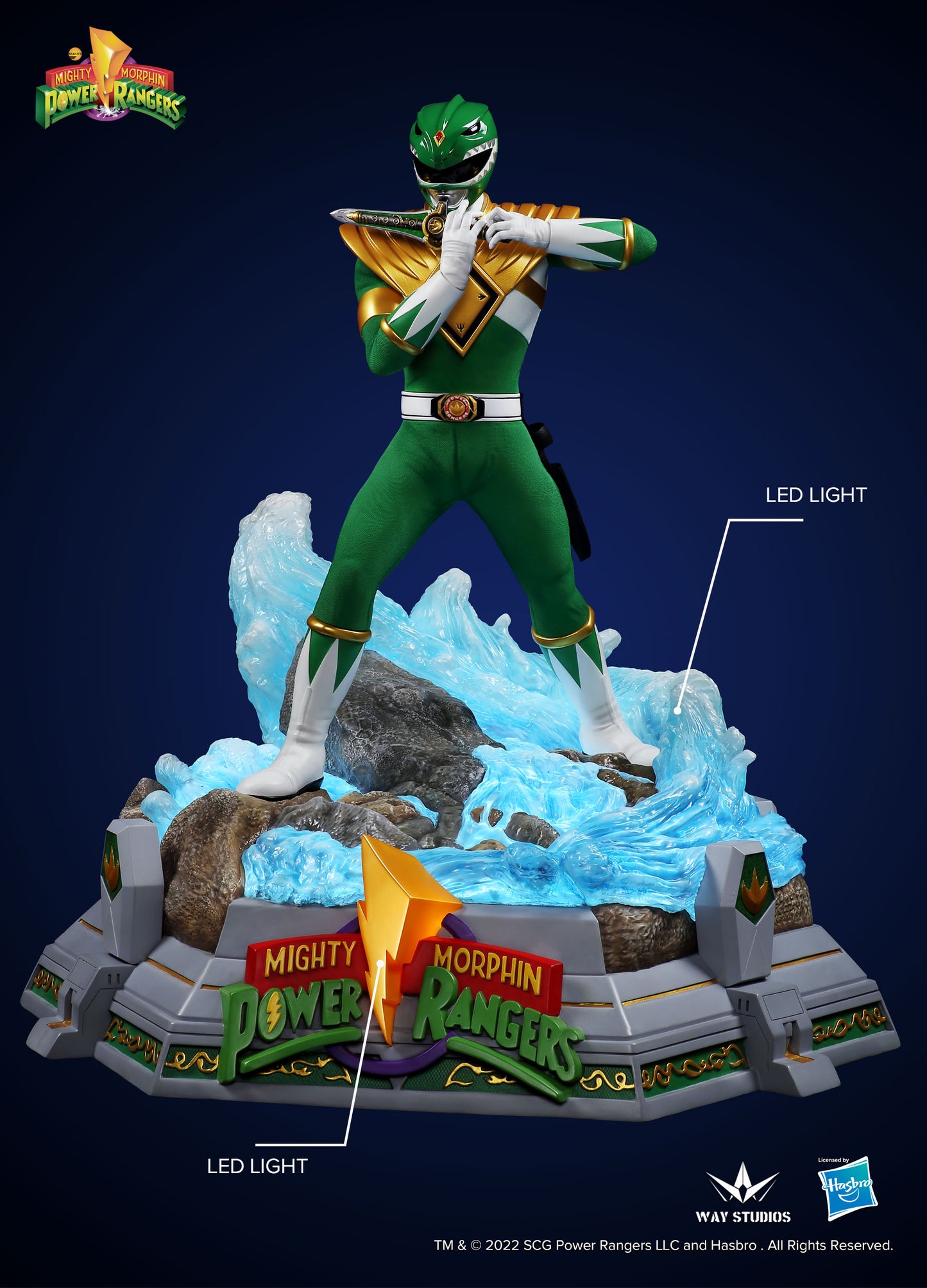 POWER RANGERS GREEN RANGER 1/4 SCALE STATUE