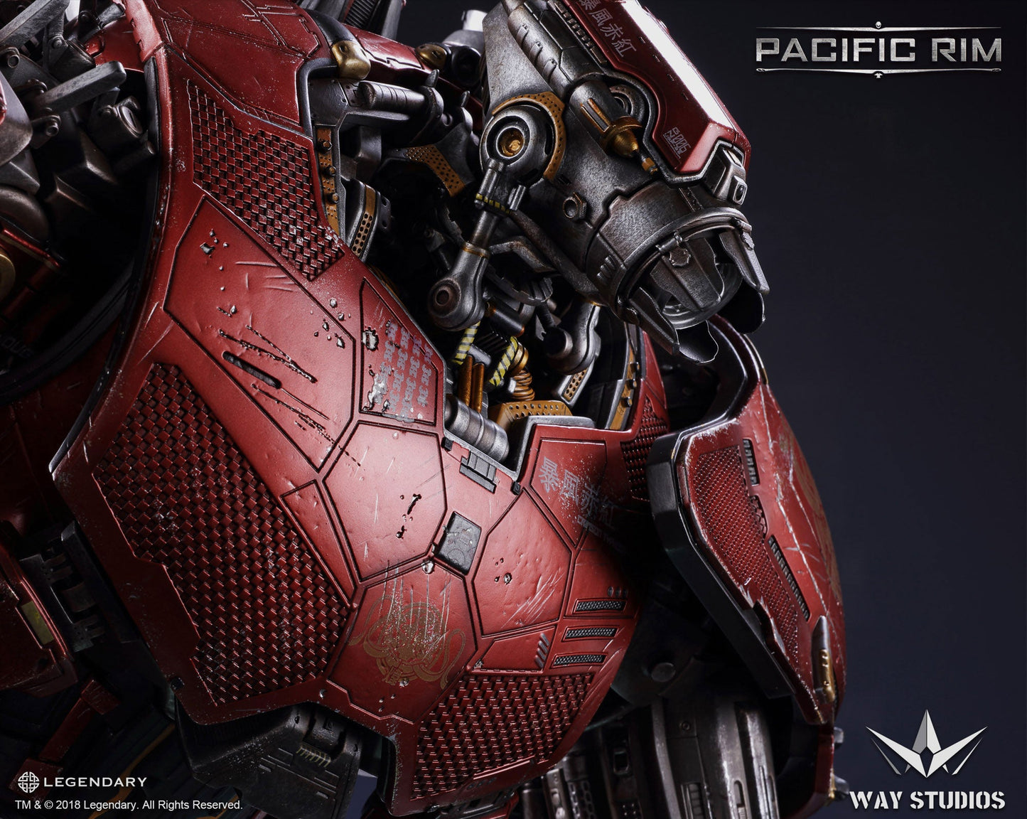 PACIFIC RIM CRIMSON TYPHOON STATUE EXCLUSIVE PRO VERSION