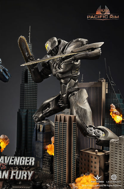 PACIFIC RIM SERIES GIPSY AVENGER VS OBSIDIAN FURY STATUE