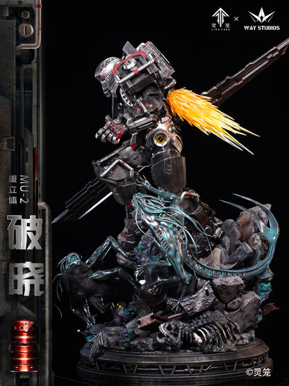 WAYSTUDIOS LINGCAGE SERIES STATUE - HEAVY-DUTY MECHA MU2