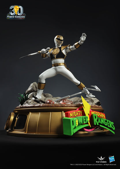 POWER RANGERS SERIES WHITE RANGER 1/4 FULL-BODY STATUE