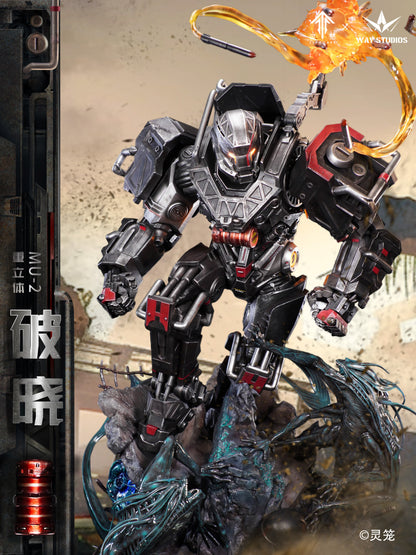 WAYSTUDIOS LINGCAGE SERIES STATUE - HEAVY-DUTY MECHA MU2