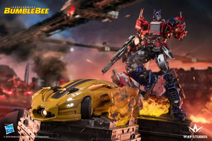 MINI STATUE OPTIMUS PRIME & BUMBLEBEE (TF6)