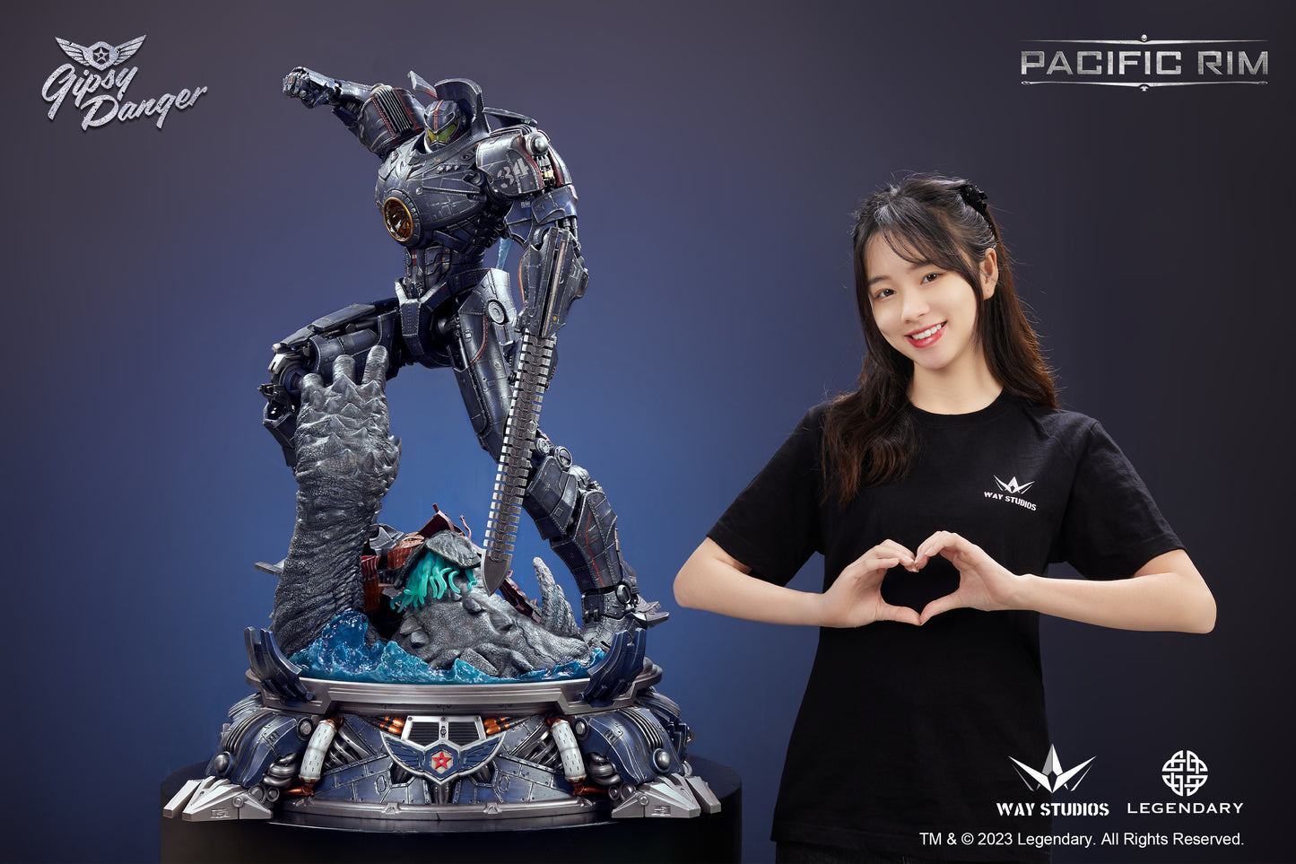 PACIFIC RIM - GIPSY DANGER STATUE EX PRO VERSION