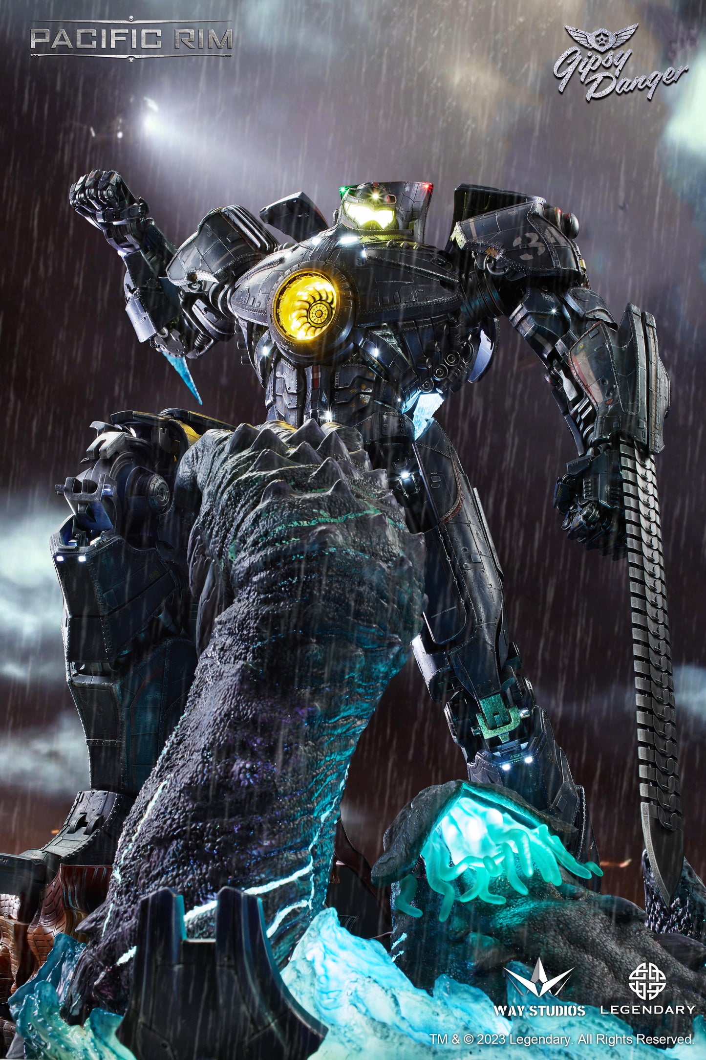 PACIFIC RIM - GIPSY DANGER STATUE EX PRO VERSION